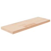 Wandplank in onbehandeld massief eikenhout voor extra opbergruimte - Wandplanken