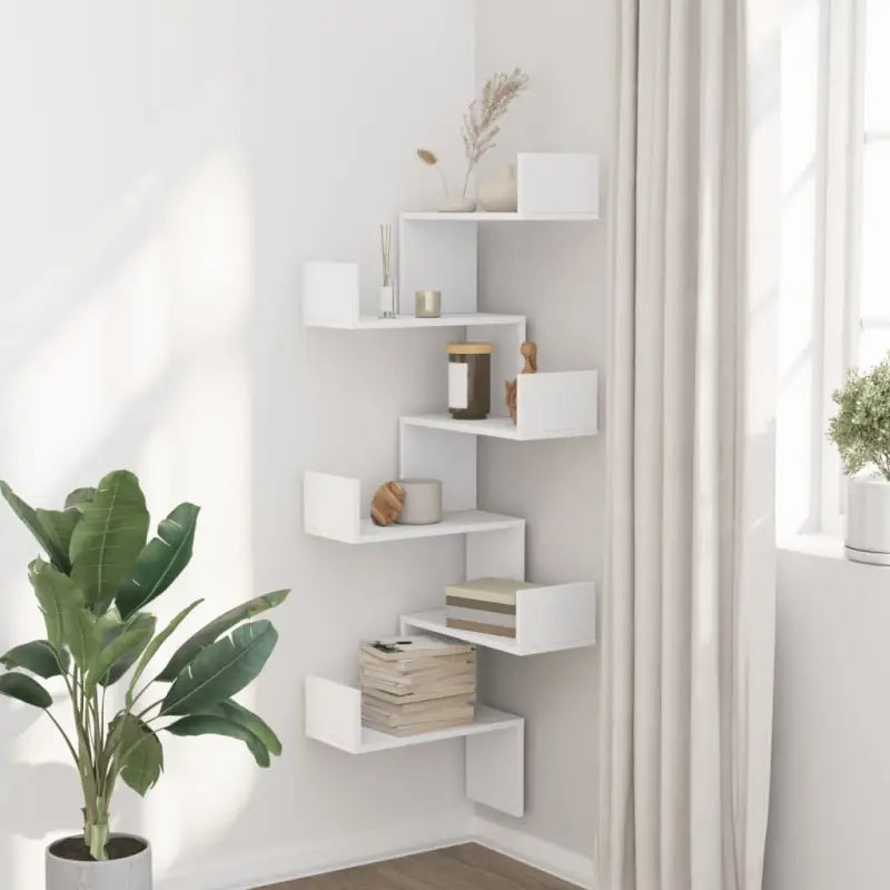 Wandplank van bewerkt hout met gemakkelijk schoon design - Wandplanken