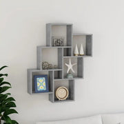 Wandplank van bewerkt hout voor maximale ruimtegebruik en stijl - Betongrijs / 1 - Wandplanken