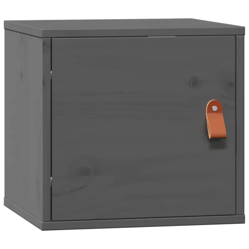 Wandplank van massief grenenhout met rustieke uitstraling - Grijs / 1 - Wandplanken