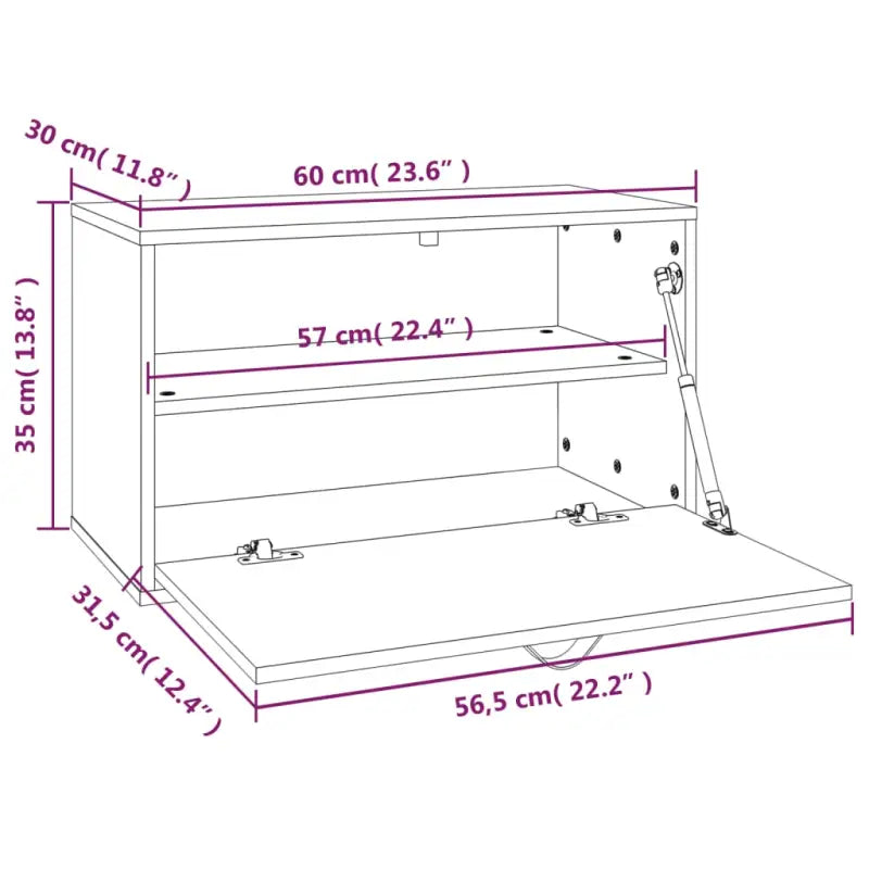 Wandplank van massief grenenhout met rustieke uitstraling - Wandplanken