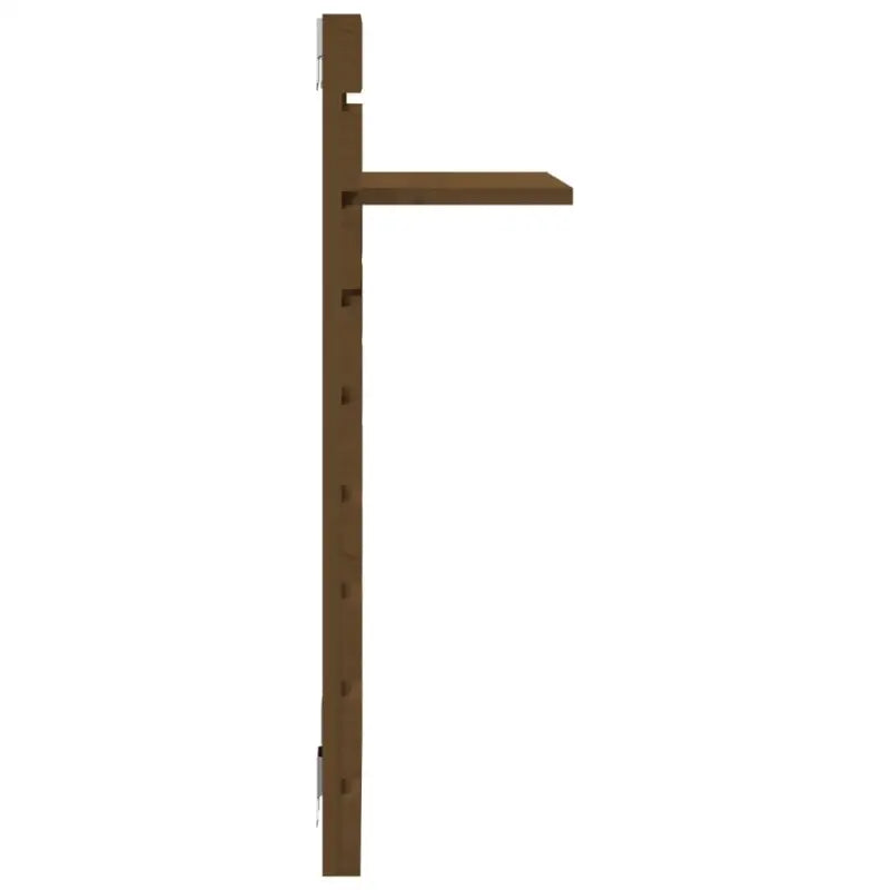 Wandplanken met massief grenenhout voor elegante muurbevestiging - Honingbruin / 2 / 1 - Wandplanken
