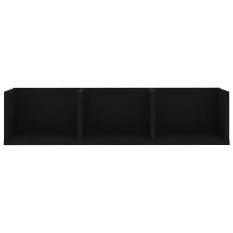 Wandplanken van bewerkt hout voor stijlvolle opbergoplossing voor cd’s en dvd’s - Wandplanken