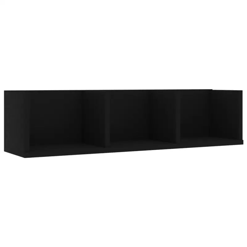 Wandplanken van bewerkt hout voor stijlvolle opbergoplossing voor cd’s en dvd’s - Wandplanken