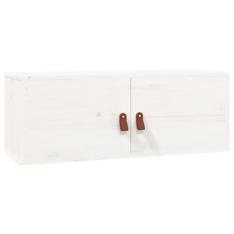 Wandplanken van massief grenenhout met een rustieke uitstraling - Wit / 2 / 1 - Wandplanken