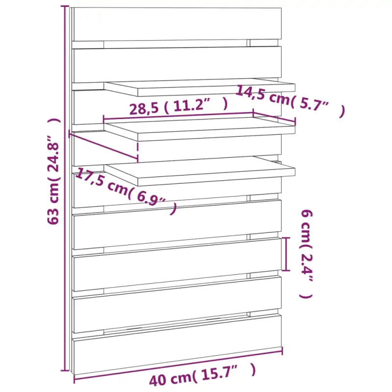 Wandplanken van massief grenenhout voor een opgeruimde kamer - Wandplanken