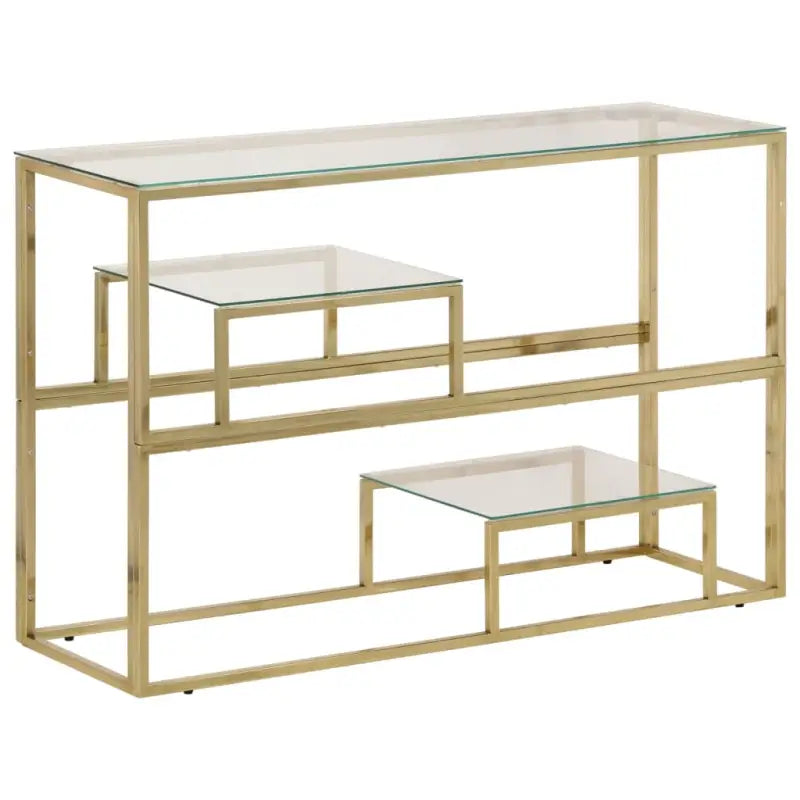 Wandtafel met gehard glas voor decoratie en functionaliteit - Consoletafels