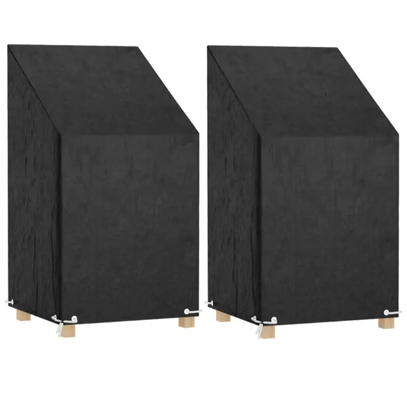 Water- en uv-bestendige tuinstoelhoezen voor beschermend tuinmeubilair - 65 x 65 x 80/120 cm / 2 - Tuinmeubelhoezen