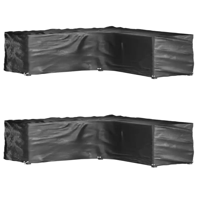 Waterbestendige tuinmeubelhoezen voor rattan sets - 285 x 285 x 70 cm / 2 - Tuinmeubelhoezen