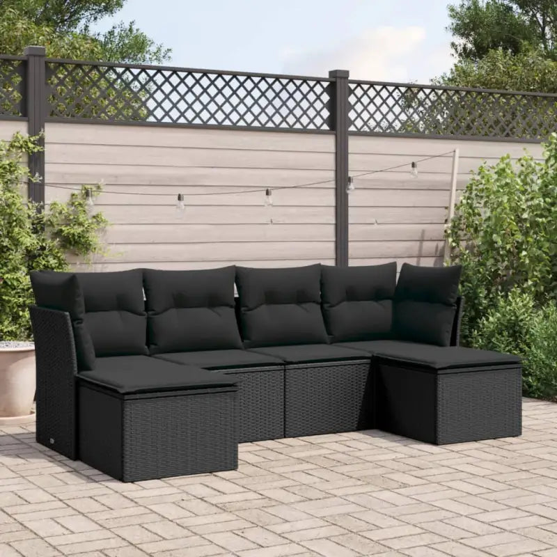 Waterdichte tas en zwart materiaal voor tuinsets met gepoedercoat staal - Zwart / Zonder tafel - Tuinsets