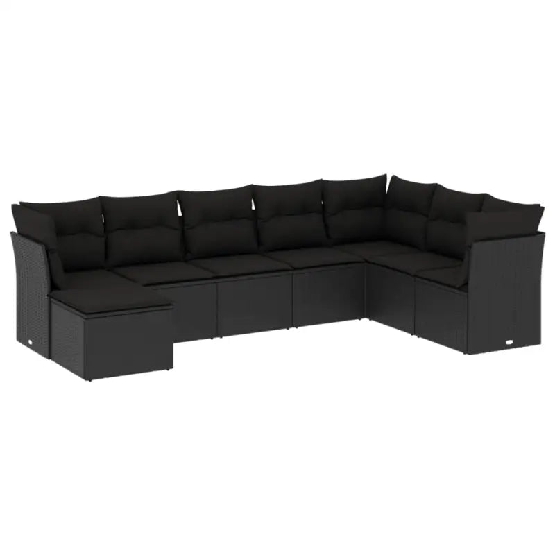 Waterdichte tas voor loungeset in zwart materiaal en gepoedercoat staal - Tuinsets