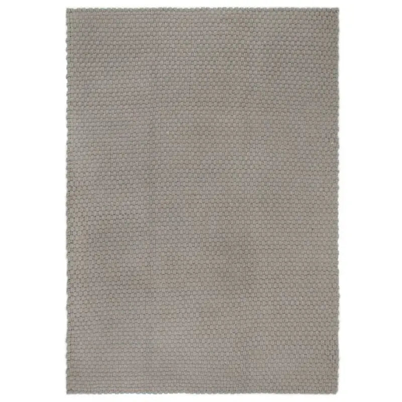 Zacht katoenen vloerkleed voor een warm en beschermd interieur - Grijs / 160 x 230 cm - Vloerkleden