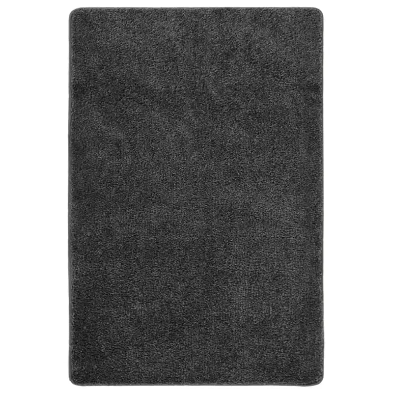 Zacht vloerkleed voor warmte en decoratie in je interieur - Donkergrijs / 140 x 200 cm - Vloerkleden