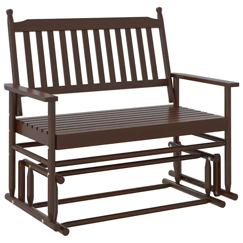 Zachte schommelbeweging bank van massief populierenhout voor ontspanning - Schommelstoelen