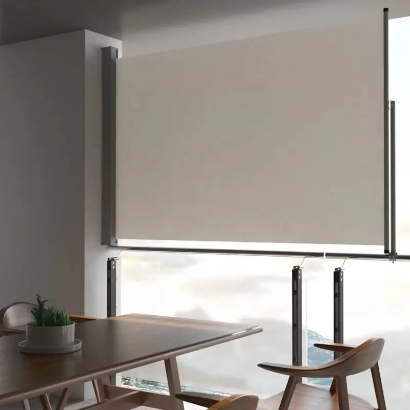 Zijdescherm voor terras en balkon met zon- en windbescherming - Crème / 160 x 300 cm / 1 - Parasols en zonneschermen