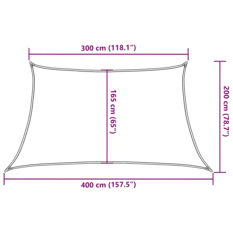 Zonnescherm met roestvrijstalen bevestigingsmiddelen voor tuin en terras - Parasols en zonneschermen