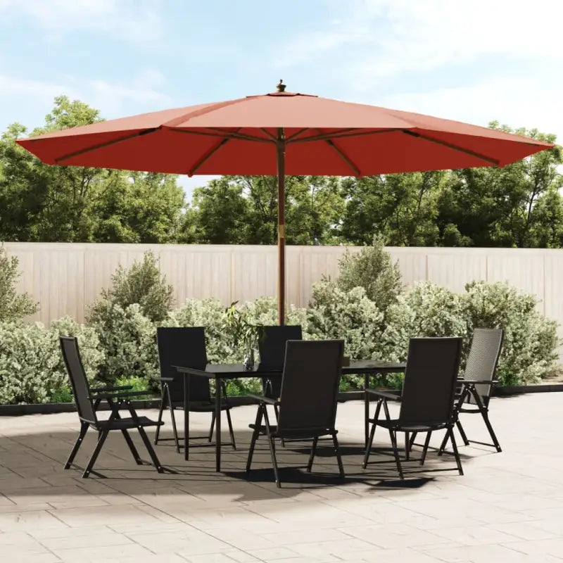 Zonnetapijt zorg ervoor op een vlakke ondergrond met kleine onderdelen - Terracotta - Parasols en zonneschermen