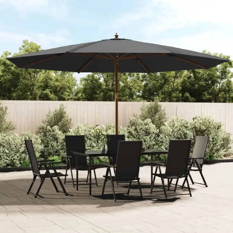 Zonnetapijt zorg ervoor op een vlakke ondergrond met kleine onderdelen - Antraciet - Parasols en zonneschermen
