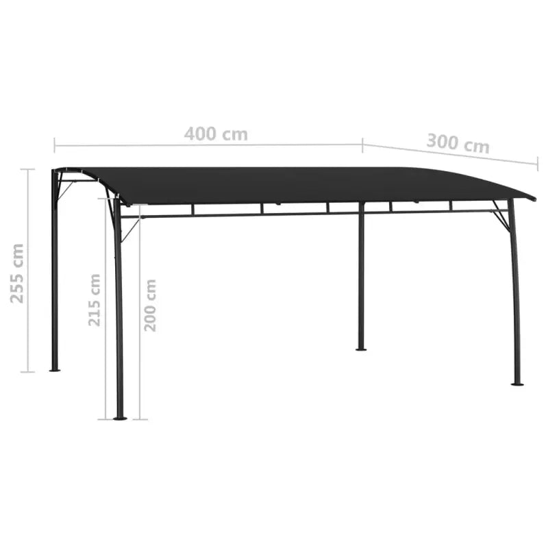 Zonnewiezel voor tuinfeest met stevig metalen frame - Partytenten & prieëlen