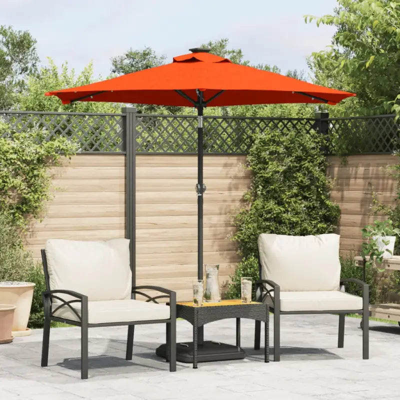 Zorg ervoor dat je parasol je beschermt tegen schadelijke UV-stralen - Terracotta / 1 - Parasols en zonneschermen