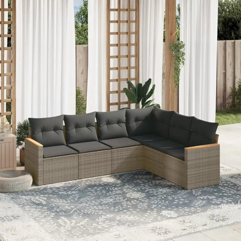 Zwart gepoedercoat staal tuinset met waterdichte tas voor ontspannen buitenleven - Grijs / Zonder tafel - Tuinsets