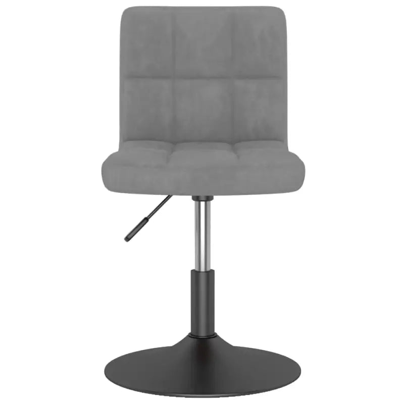 Zwart gepoedercoate draaibare eetkamerstoelen met fluweel bekleding - Eetkamerstoelen
