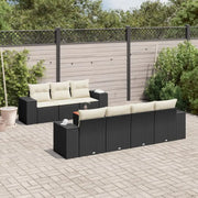 Zwart loungeset met gepoedercoat staal en waterdichte tas voor buiten - Tuinsets
