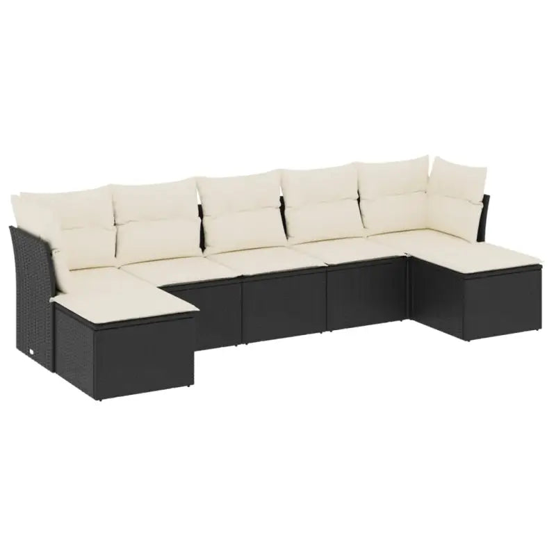 Zwart loungeset met waterdichte tas en gepoedercoat staal afmetingen - Tuinsets