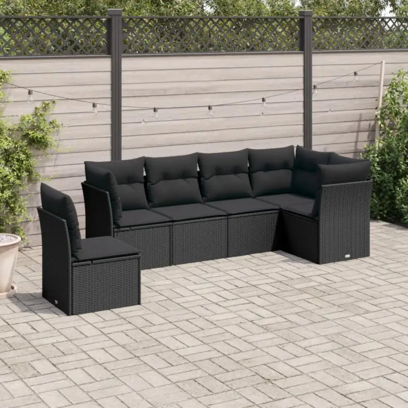 Zwart materiaal loungeset met gepoedercoat staal en waterdichte tas - Zwart / Zonder tafel - Tuinsets