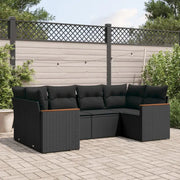 Zwart materiaal loungeset met waterdichte tas en gepoedercoat staal - Tuinsets