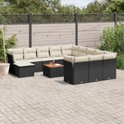 Zwart materiaal tuinset met waterdichte tas en gepoedercoat staal - Tuinsets
