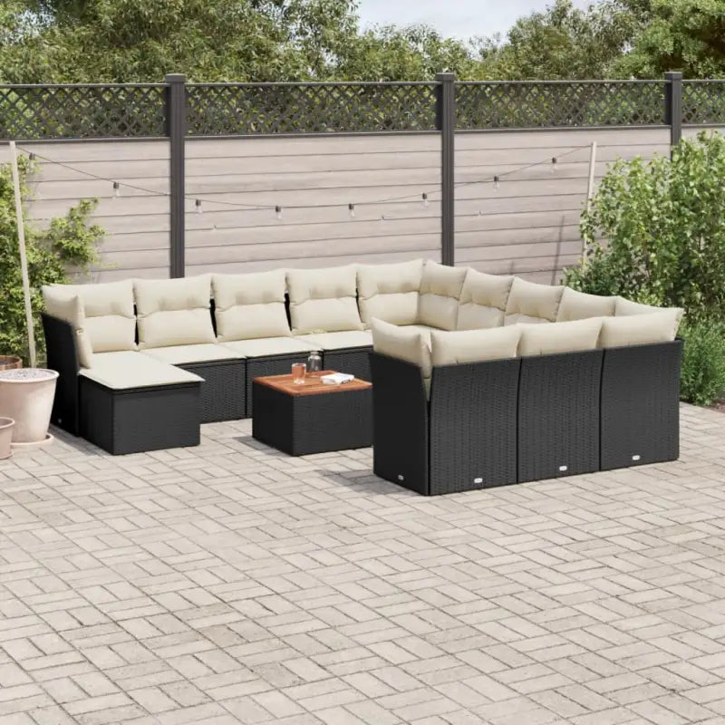Zwart materiaal tuinset met waterdichte tas en gepoedercoat staal - Tuinsets