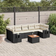 Zwart tuinset met gepoedercoat staal en waterdichte tas voor buiten - Tuinsets