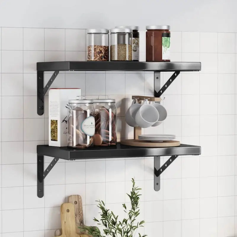 Zwarte coating dikte wandplanken van roestvrijstaal met zwart materiaal - Wandplanken