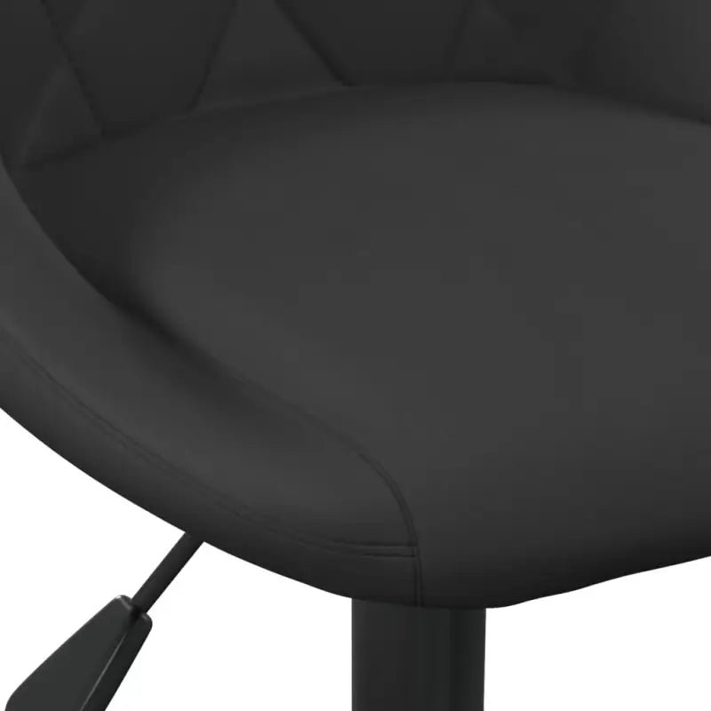 Zwarte gepoedercoate verstelbare bureaustoel met fluwelen zitcomfort - Bureaustoelen