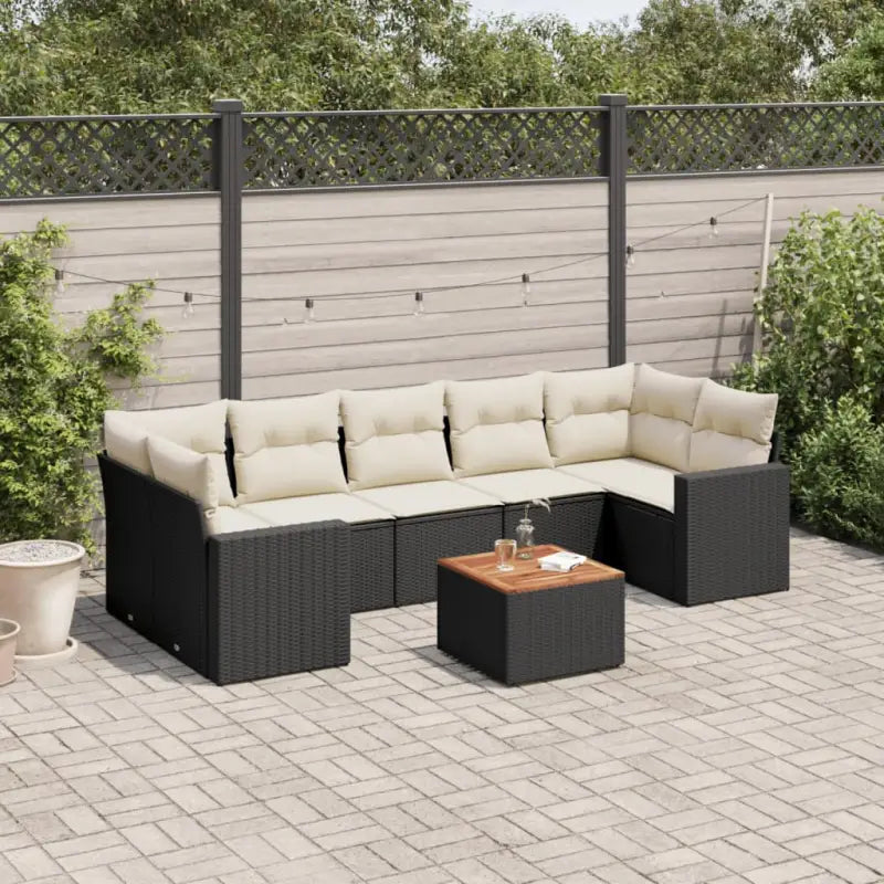 Zwarte loungeset met gepoedercoat staal en waterdichte tas voor buiten - Tuinsets