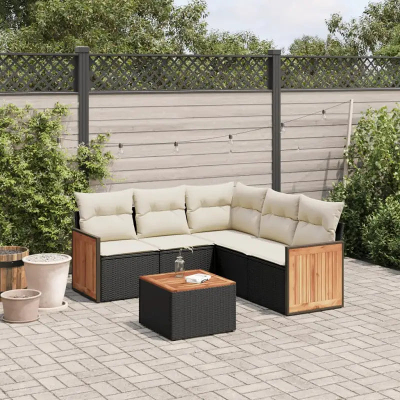 Zwarte loungeset met gepoedercoat staal en waterdichte zak voor buiten - Tuinsets