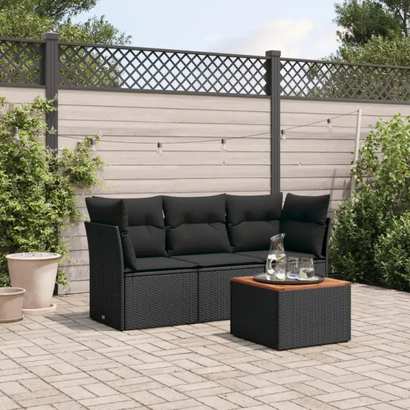Zwarte loungestoel met waterdichte tas en gepoedercoat staal voor in de tuin - Tuinsets