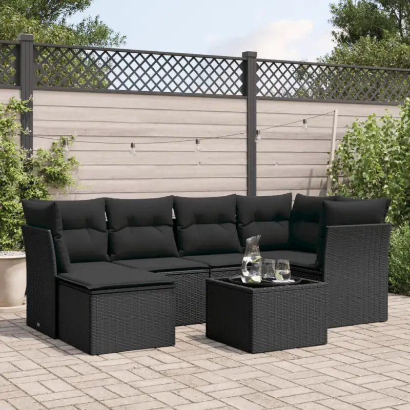 Zwarte tuinset met gepoedercoat staal en waterdichte tas - Tuinsets
