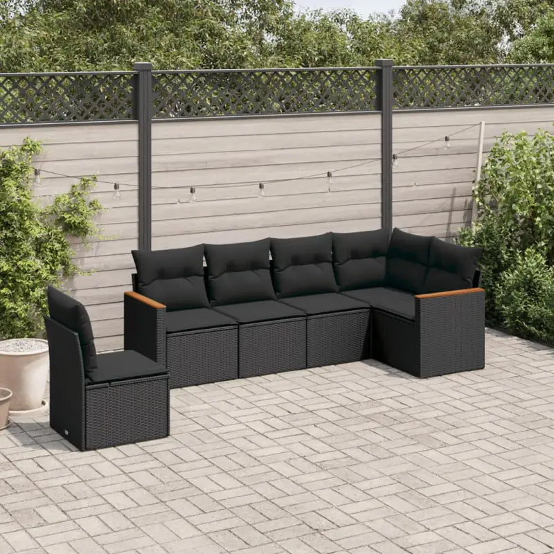 Zwarte tuinset met gepoedercoat staal en waterdichte tas voor buiten - Zwart / Zonder tafel - Tuinsets