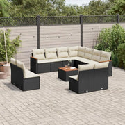 Zwarte tuinset met gepoedercoat staal voor comfortabel buiten zitten - Tuinsets