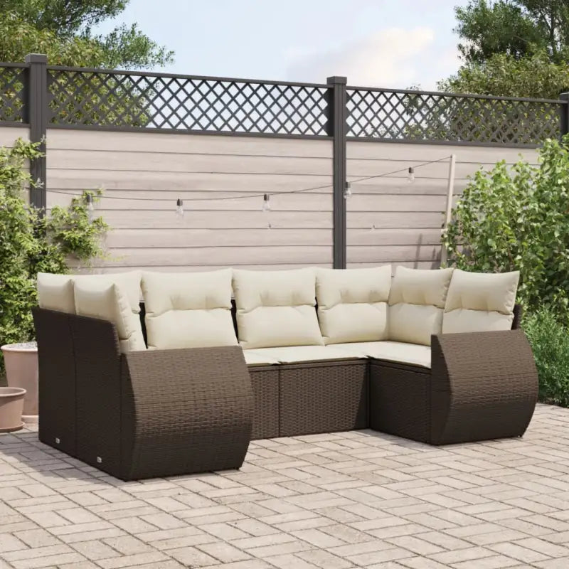 Zwarte tuinset met waterdichte tas en gepoedercoat staal afmetingen - Bruin en crème - Tuinsets