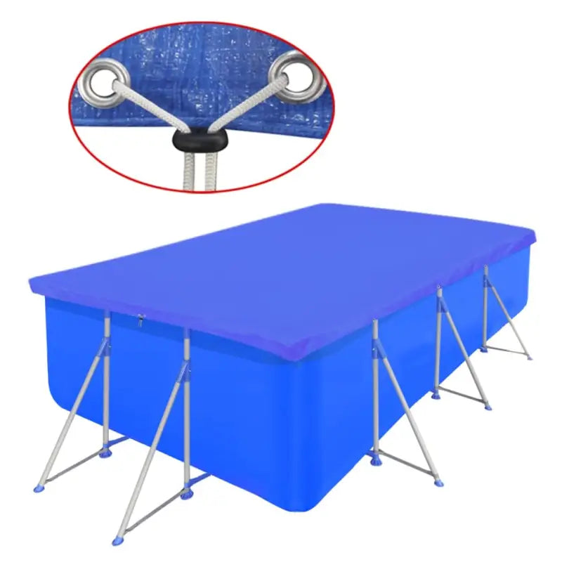 Zwembadhoes en Grondzeil voor Rechthoekig Bovenbouw Zwembad - 540 x 270 cm / 1 - Zwembadhoezen & grondzeilen